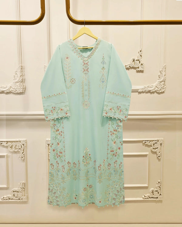 2 Piece - Embroidered Cambric Suit S115221