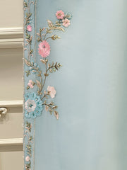 3 Piece - Pure Organza Embroidered Suit S111618