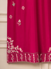 3 Piece- Pure Khaddi Silk Embroidered Suit S111559