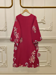 3 Piece - Pure Organza Embroidered Suit S111901