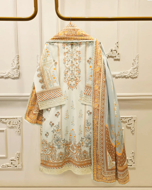 2 Piece Digital Printed Cambric Suit S115243