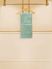 3 Piece - Pure Cotton Net Embroidered Suit S108996