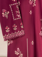 2 Piece - Embroidered Khaddar Suit S110852