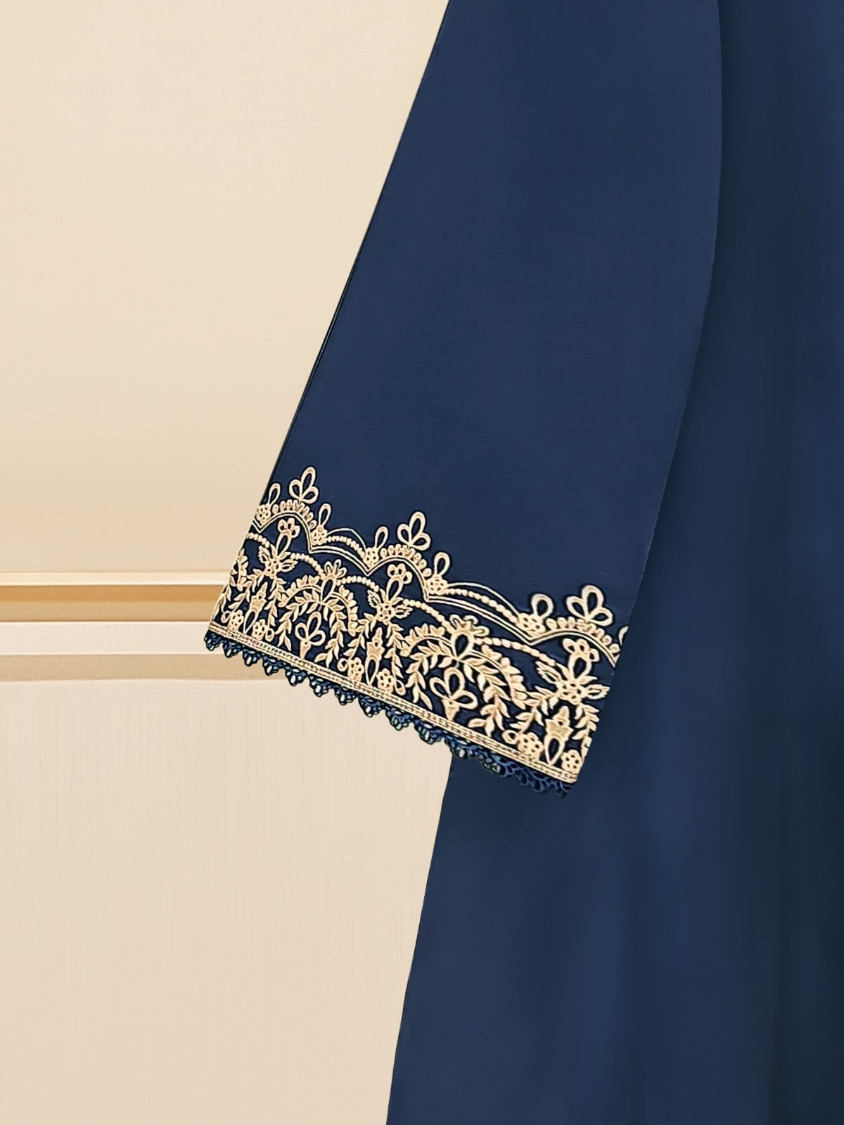 2 Piece - Embroidered Cambric Frock S109531