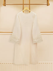 3 Piece- Embroidered Pure Raw Silk Suit S109124