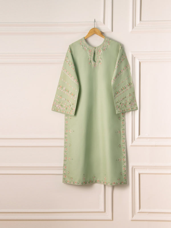 2 Piece - Embroidered Cambric Suit S110756