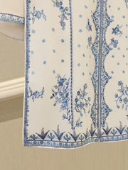 3 Piece - Pure Embroidered Cotton Net Suit S111972