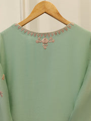 2 Piece - Pure Embroidered Cotton Net Suit S111876