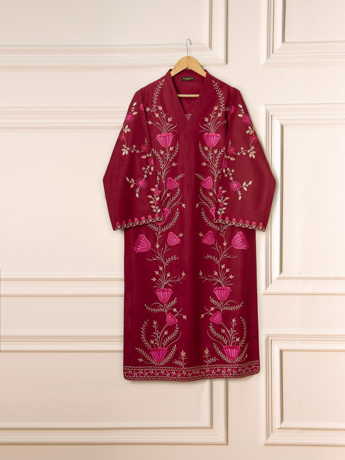 2 Piece - Embroidered Jacquard Suit S111528