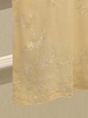 3 Piece - Pure Embroidered Cotton Net Suit S111925
