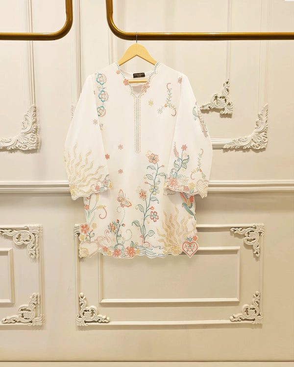 2 Piece - Embroidered Cambric Suit S115380