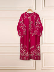3 Piece- Pure Khaddi Silk Embroidered Suit S111559