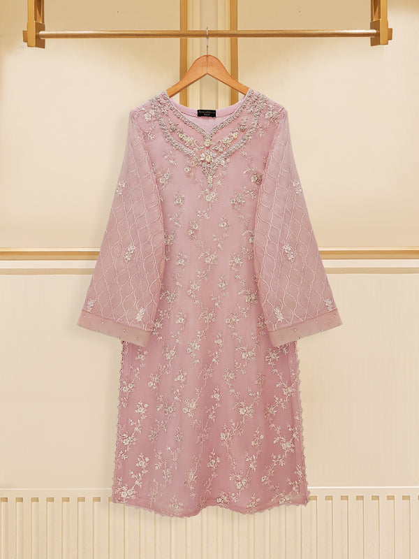 3 Piece - Embroidered Chiffon Suit S109415