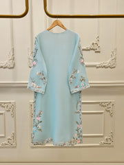 3 Piece - Pure Organza Embroidered Suit S111618