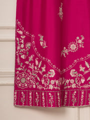 3 Piece- Pure Khaddi Silk Embroidered Suit S111559