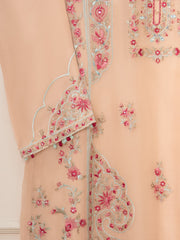 3 Piece - Pure Organza Embroidered Suit S111520