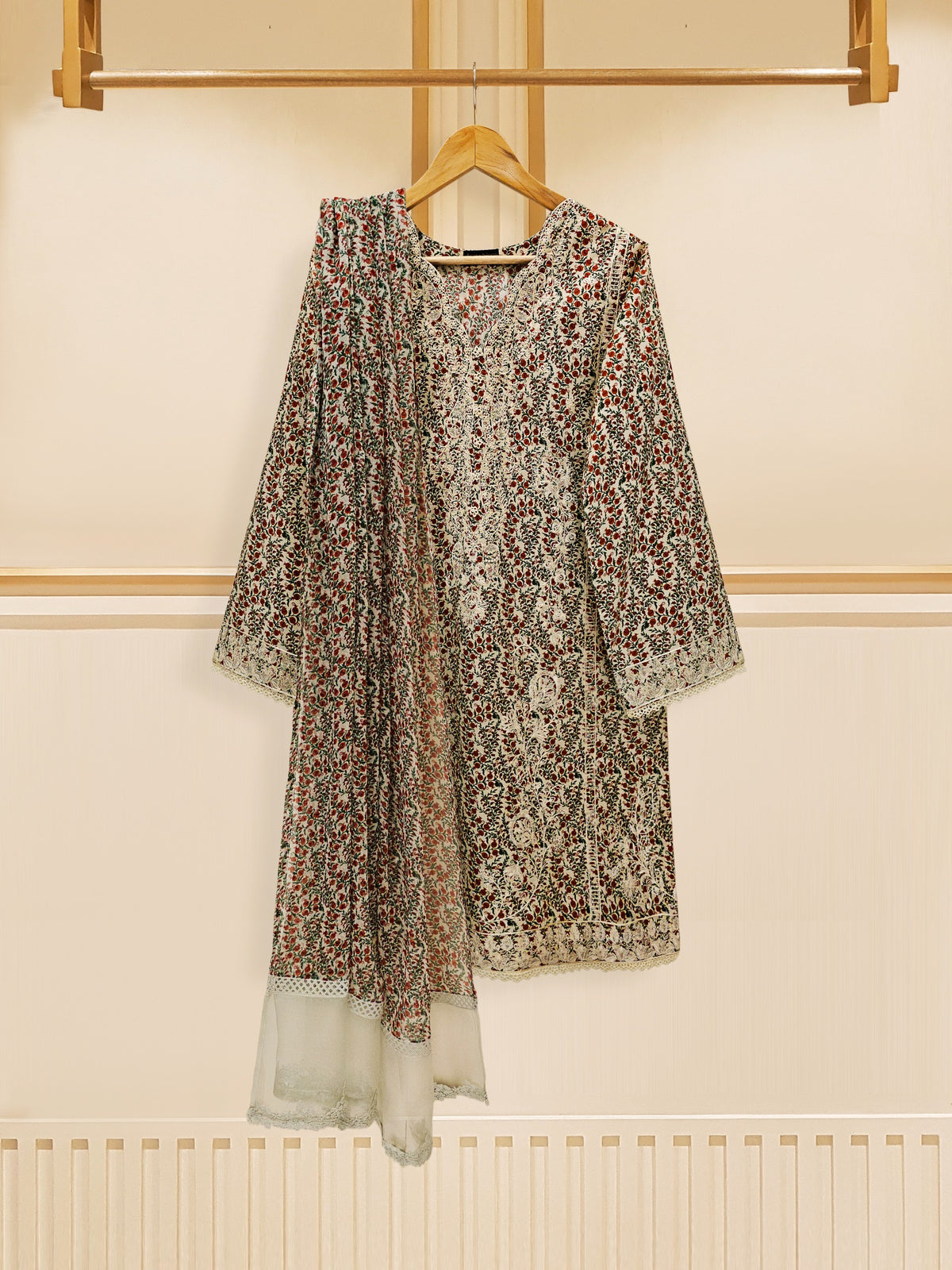 2 Piece - Digital Printed Lawn Suit S109239