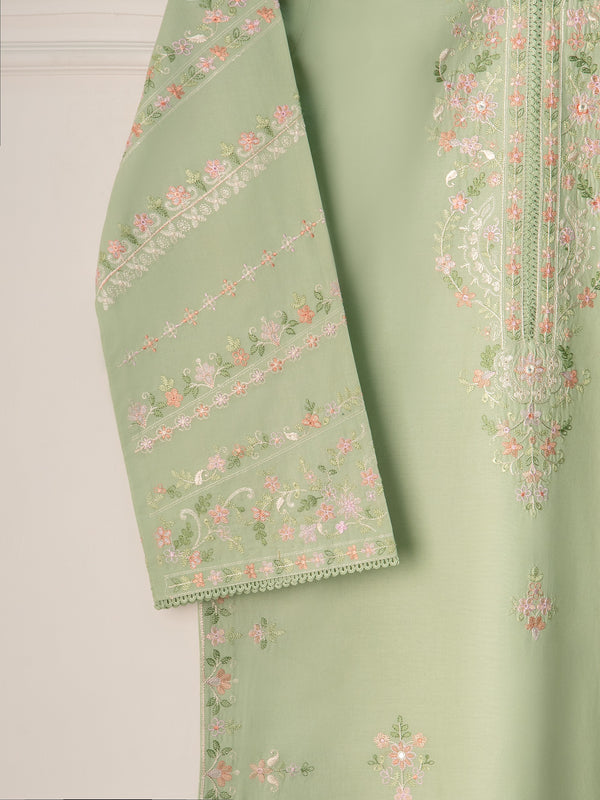2 Piece - Embroidered Cambric Suit S110756