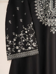 2 Piece - Embroidered Jacquard Frock S111055