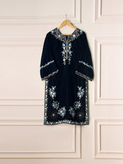 3 Piece- Embroidered Velvet Suit S110734