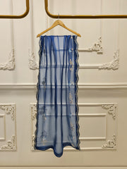 3 Piece - Pure Organza Embroidered Suit S111620