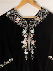 3 Piece- Embroidered Velvet Suit S110739