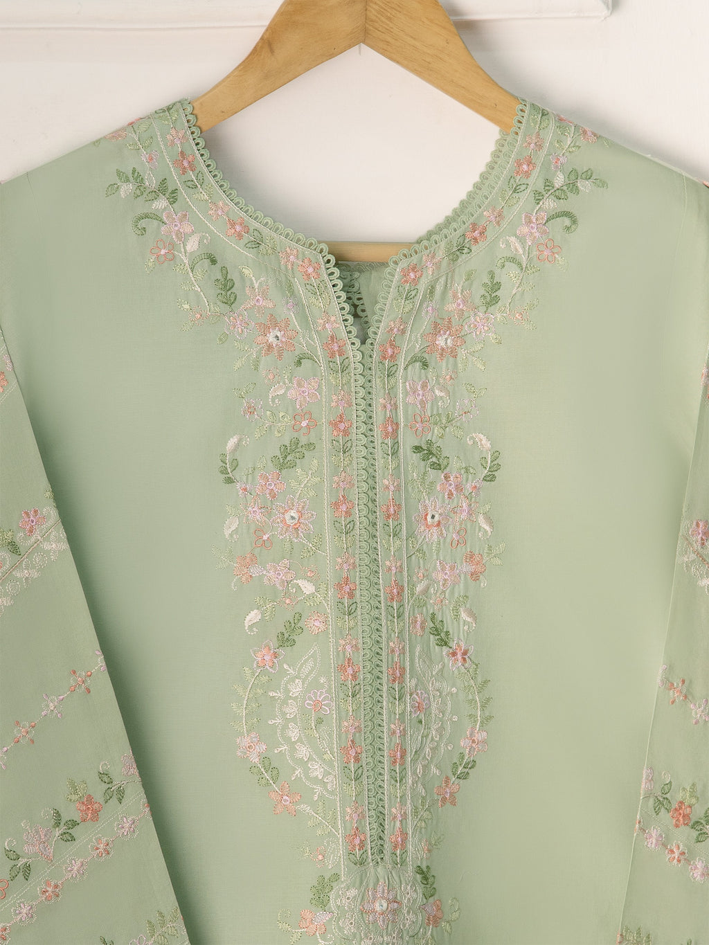 2 Piece - Embroidered Cambric Suit S110756