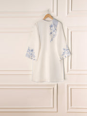 2 Piece - Embroidered Linen Suit S111046