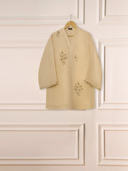 3 Piece - Pure Cotton Net Embroidered Suit S111286