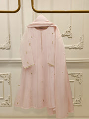 3 Piece - Pure Embroidered Organza Suit S112006