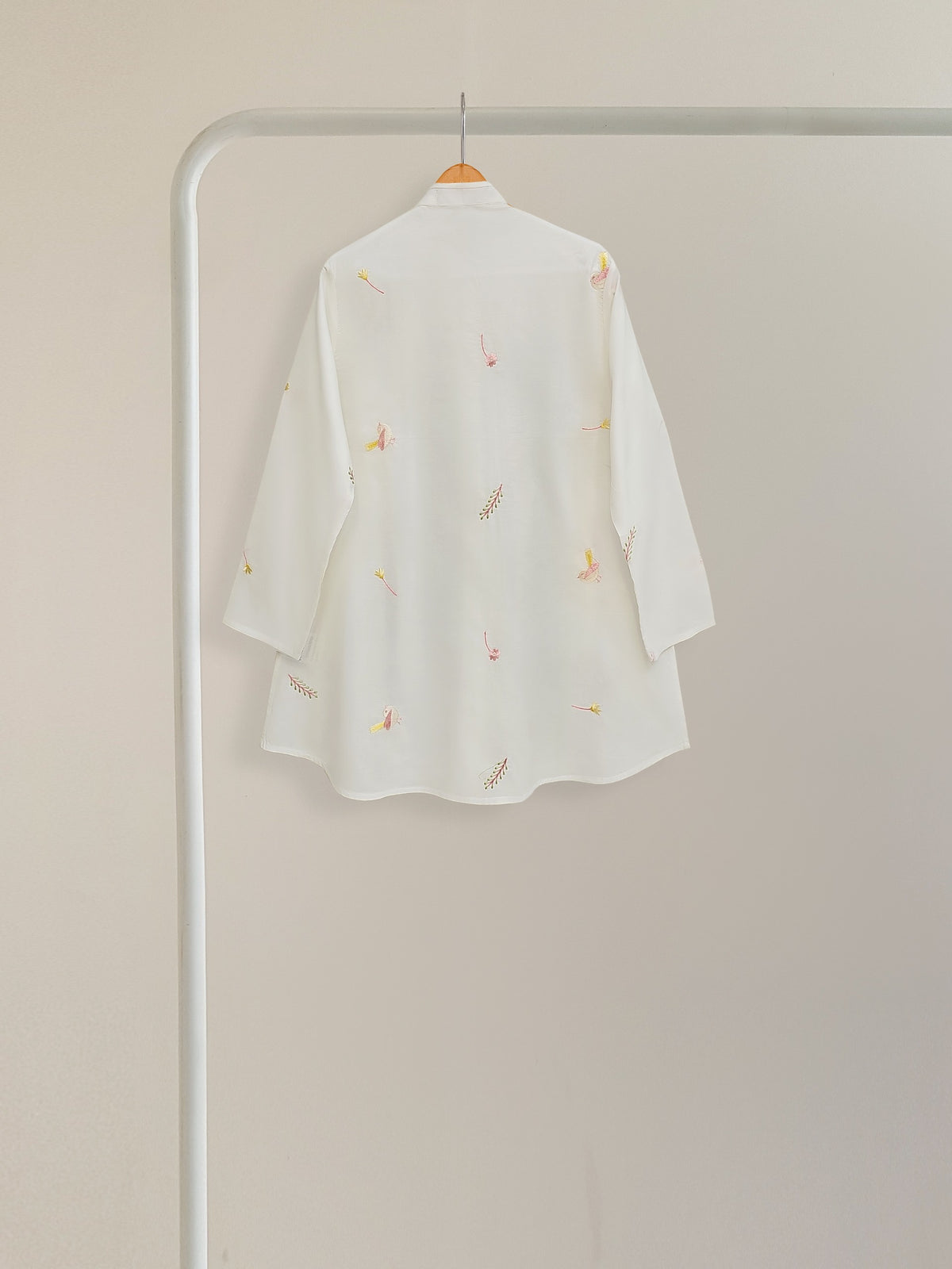 (Kids) Embroidered Cambric Shirt KD-034