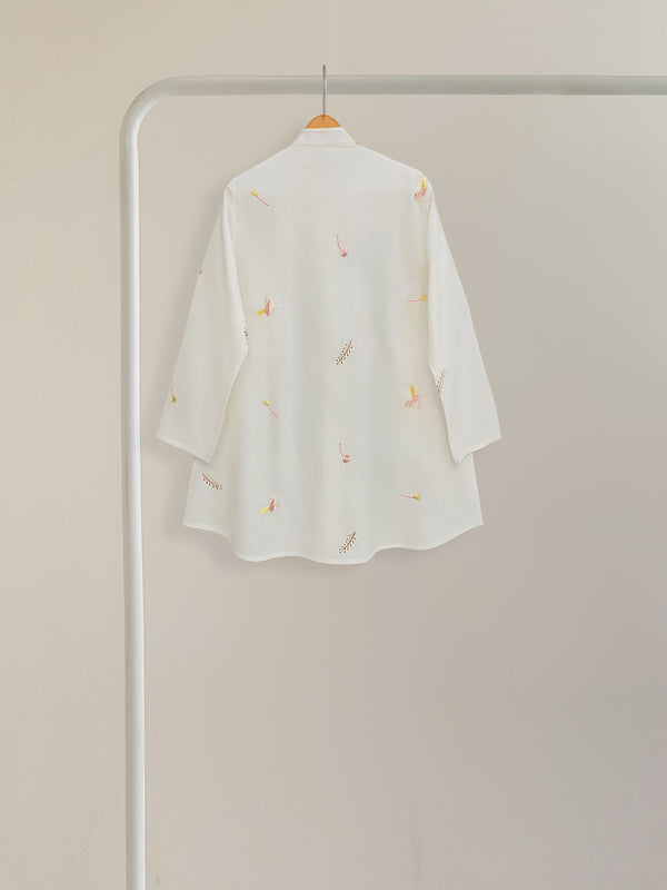 (Kids) Embroidered Cambric Shirt KD-034