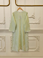 3 Piece- Pure Khaddi Silk Embroidered Suit S111601