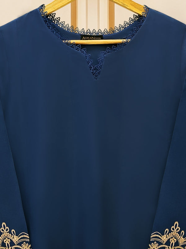 2 Piece - Embroidered Cambric Frock S109531