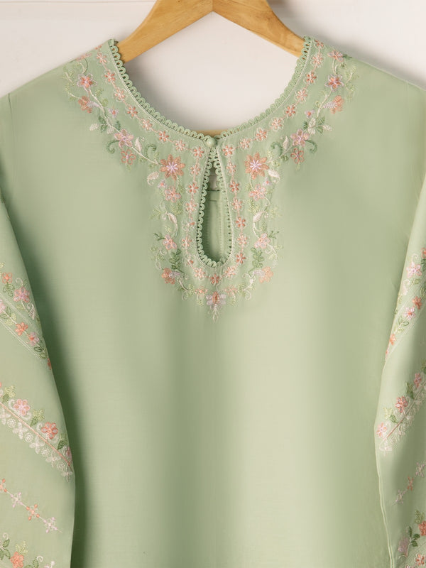 2 Piece - Embroidered Cambric Suit S110756