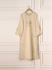 3 Piece- Pure Korean Silk Embroidered Suit S110959