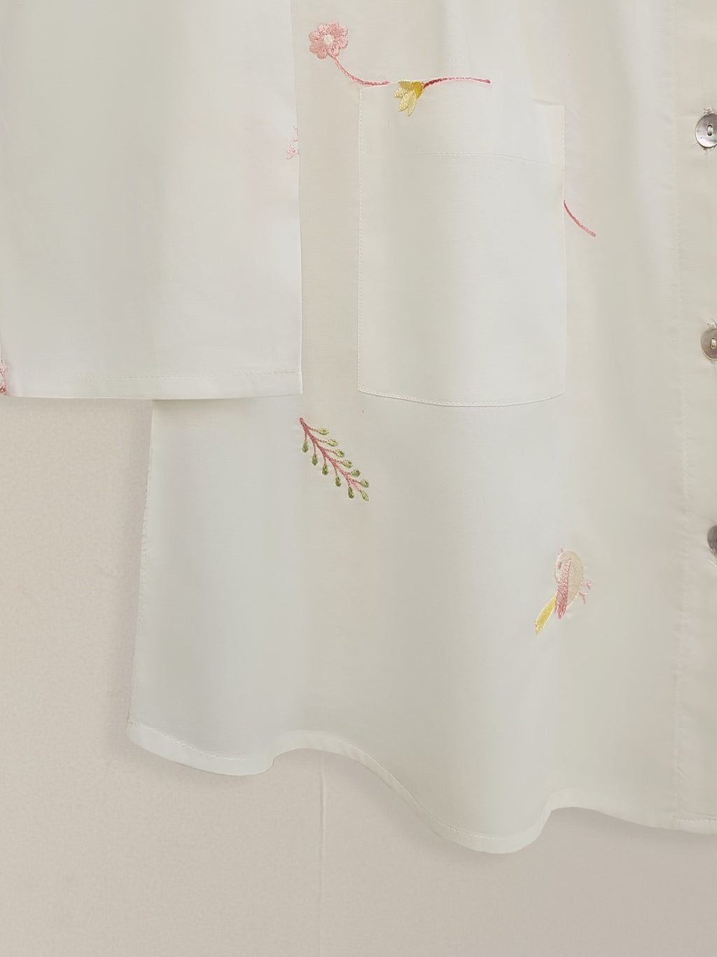(Kids) Embroidered Cambric Shirt KD-034