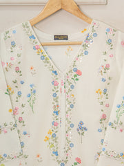 2 Piece - Pure Embroidered Cambric Suit S111319