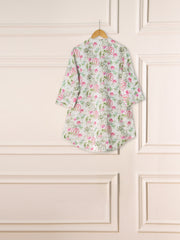 2 Piece - Digital Printed Cambric Frock S111265