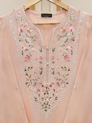(Unstitched) Pure Embroidered Jacquard Shirt KJ-4370A