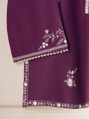 2 Piece - Embroidered Cambric Suit S111022