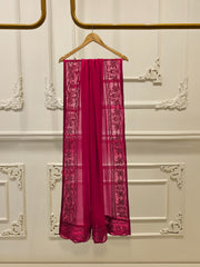 3 Piece - Pure Chiffon Embroidered Suit S111641