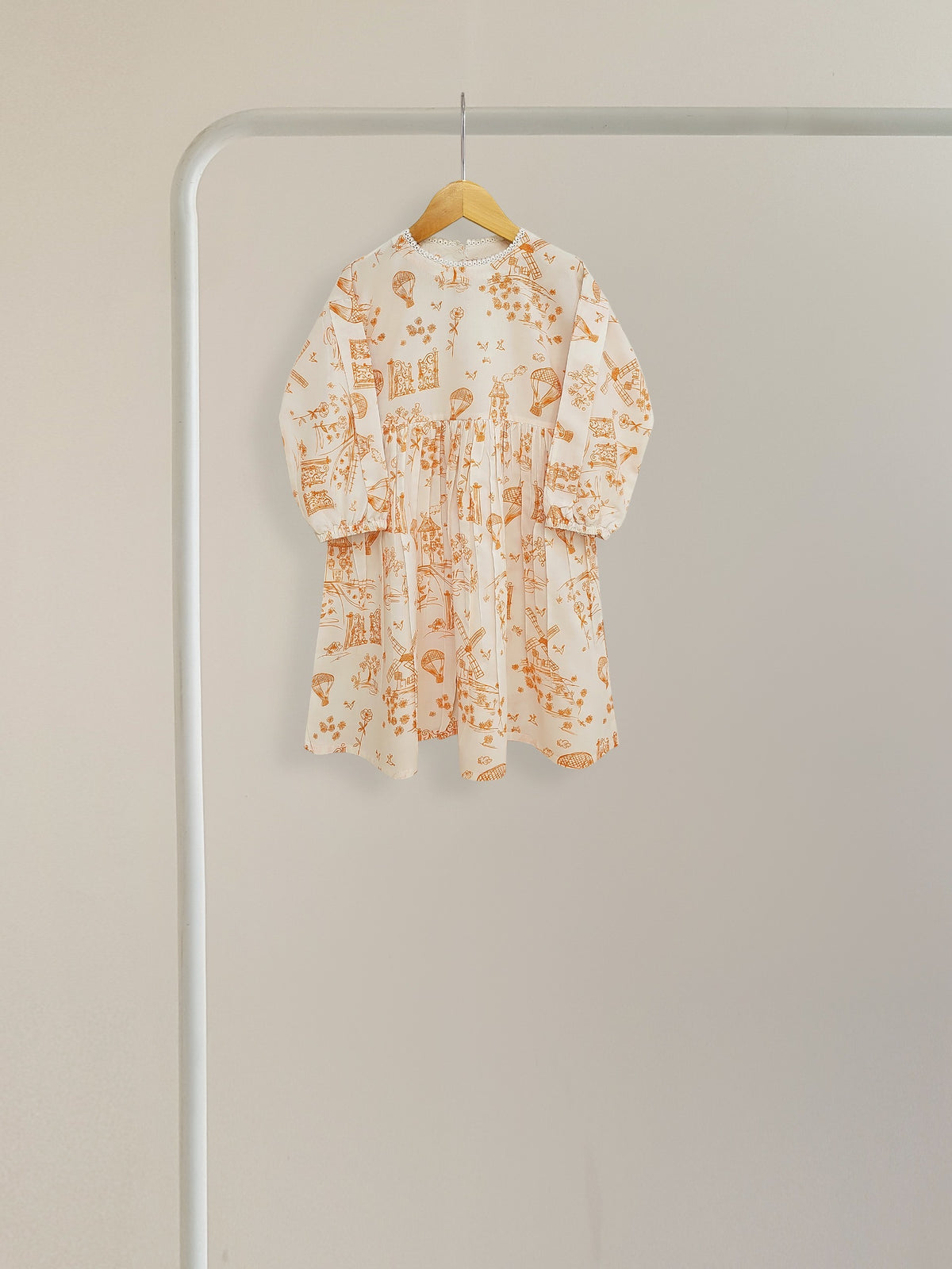 (Kids) Printed Cambric Frock KD-0037 Main image