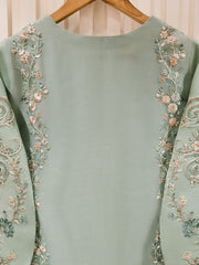 3 Piece - Pure Organza Embroidered Suit S111420