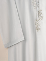 3 Piece- Pure Cotton Net Embroidered Suit S110936