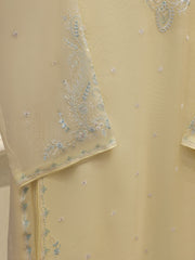 3 Piece - Pure Embroidered Cotton Net Suit S111905