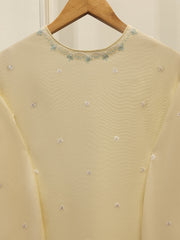 3 Piece - Pure Embroidered Cotton Net Suit S111905