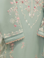 2 Piece - Embroidered Kora Cotton Silk Suit S111911
