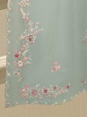 2 Piece - Embroidered Kora Cotton Silk Suit S111911