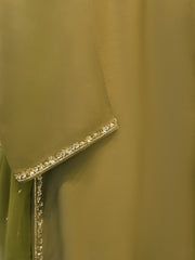 3 Piece - Pure Silk Net Embroidered Suit S111930